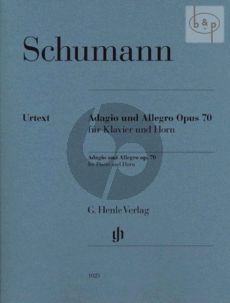 Adagio & Allegro Op.70 (Horn[F]-Piano) (edited by Ernst Herttrich)