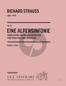 Strauss Eine Alpensinfonie Op. 64 Orchester (Studienpartitur)