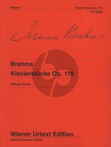 Brahms Klavierstucke Op.119 (Fellinger-Kraus) (Wiener-Urtext)