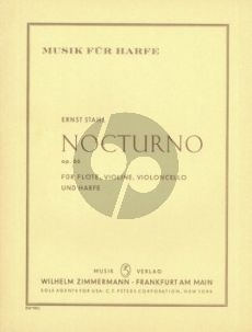Stahl Nocturne Op.66 Flote-Violine-Violonc.-Harfe (Part./Stimmen)