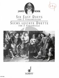 6 Leichte Duette Op.58 for 2 Violoncellos