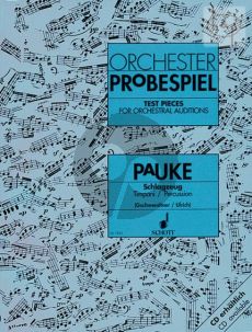 Orchester Probespiel Pauke und Schlagzeug (Test Pieces for Orchestral Auditions for Timpani and Percussion) (Gschwendtner-Ulrich)