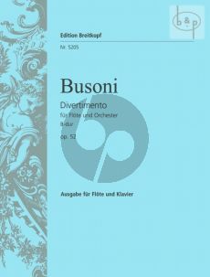 Busoni Divertimento B-dur Op.52 (BV.285) Flöte-Klavier