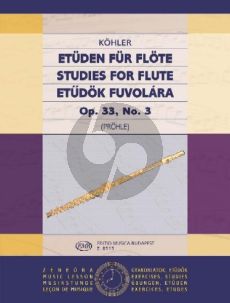 Kohler Studies Op.33 Vol.3 Flute (edited by Henrik Prőhle)