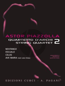Piazzolla Piazzolla for String Quartet Vol.2 Score and Parts (M. del Solda)