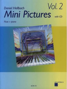 Hellbach Mini Pictures Volume 2 Dwarsfluit met Piano (Bk-Cd)