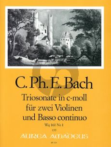 Bach Triosonate c-moll Wq 161 No.1 2 Violinen-Bc