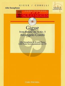 Gigue (from Sonata Op.5 No.5) (Bk-Cd)