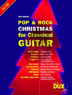 Pop & Rock Christmas for Classical Guitar