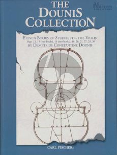 The Dounis Collection (Eleven Books of Studies for the Violin) (edited by Demetrius Constantine Dounis) (Spiral Bound edition)