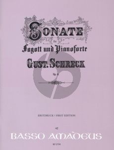 Schreck Sonate Es-dur Opus 9 Fagott und Klavier (Bernhard Pauler)