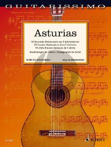 Asturias for Guitar (55 Classical Masterpieces from 5 Centuries easy to intermediate) (Martin Hegel)