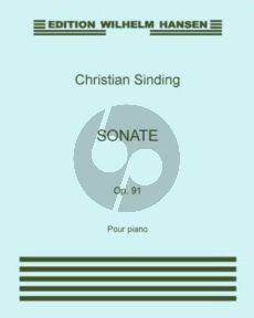 Sinding Sonata In B-Minor Op. 91 Piano solo
