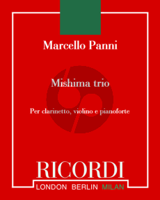 Panni Mishima Trio Clarinet-Violin and Piano (Score/Parts)