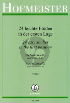 24 Leichte Etuden 1.Lage Violoncello (Schulz) (Romberg-Dotzauer-Lee-Kummer-Davidoff)