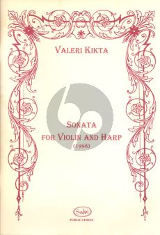 Kikta Sonata (1998) for Violin and Harp (Advanced Intermediate)