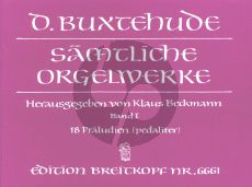 Buxtehude Orgelwerke Vol.1 18 Praeludia BuxWV 136 - 153 (Klaus Beckmann)