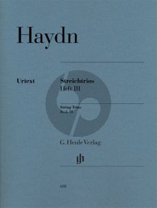 Haydn Streichtrios Vol.3 2 Vi.-Vc. (Stimmen) (Haydn zugeschrieben)