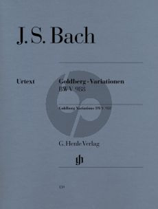 Bach Goldberg Variationen Aria mit verschiedene veranderungen BWV 988 Klavier (Herausgegeven von Rudolf Steglich, Fingersatz Hans-Martin Theopold) (Henle-Urtext)