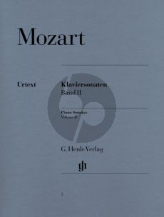 Mozart Sonaten Vol.2 Klavier (Herttrich/Theopold) (Henle-Urtext)