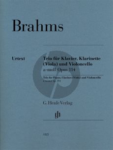 Brahms Trio a-moll Op.114 (Klar.[A][Viola]-Violonc.-Piano) (Katharina Loose-Einfalt) (Henle-Urtext)