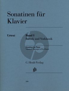 Sonatinen Vol.1 Barock-Vorklassik Klavier (edited by Ernst Herttrich) (Henle-Urtext)