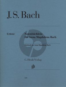 Bach Notenbuchlein für Anna Magdalena Bach 1725 Klavier (Herausgegeben von Ernst-Günter Heinemann - Fingersatz H.M. Theopold) (Henle Urtext)