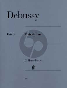 Debussy Clair de Lune Piano solo (edited by Ernst-Günter Heinemann) (Henle-Urtext)