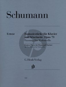 Schumann Fantasiestucke Op.73 Edition for Violoncello and Piano (edited by Ernst Herttrich - Fingering Hans-Martin Theopold- Fingering Violoncello Reiner Ginzel) (Henle-Urtext)