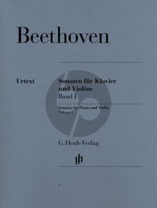 Beethoven Sonaten Vol. 1 Violine und Klavier (edited by Sieghard Brandenburg -Fingersatz von Hans-Martin Theopold und Violinestimme von Max Rostal.) (Henle-Urtext)