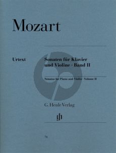 Mozart Sonaten Vol.2 fur Violine-Klavier (Herausgeber Wolf-Dieter Seiffert) (Henle-Urtext)