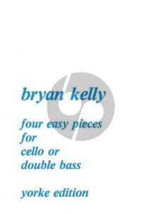 Kelly 4 Easy Pieces for Cello (or Double Bass) and Piano