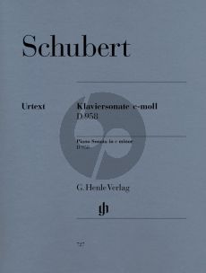 Schubert Sonate c-moll D 958 (edited by Paul Mies) (fingering H.M. Theopold) (Henle-Urtext)