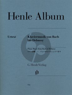 Henle Album 39 Stucke mit Klaviermusik von Bach bis Debussy