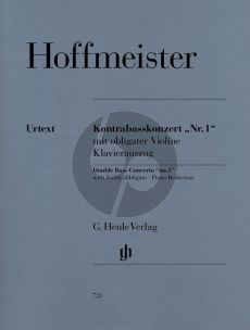 Hoffmeister Konzert No.1 (mit obl. Violine) (D-dur und C-dur version) (Glocler/Sobanski) (Henle-Urtext)