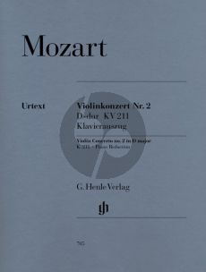 Mozart Konzert No.2 KV 211 D-dur (Henle-Urtext) (Seiffert/Petrenz/Guntner)