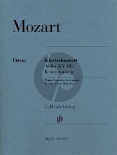 Mozart Concerto A-major KV 488 (Piano-Orch.) (piano red.) (Henle-Urtext)