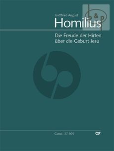 Homilius Die Freude der Hirten uber die Geburt Jesu (HoWV l.1) SATB soli-SATB-Orchester Vocal Score