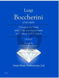 Boccherini 2 Sonatas (c-minor and C-major G.18) (edited by Kenneth Martinson) (Urtext)