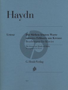 Haydn Die Sieben letzten Worte unseres Erlosers am Kreuze Hob.XX:1C (edited by Ullrich Schneider, fingering by Klaus Schilde) (Henle-Urtext)