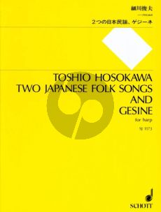 Hosokawa 2 Japanese Folksongs and Gesine for Harp