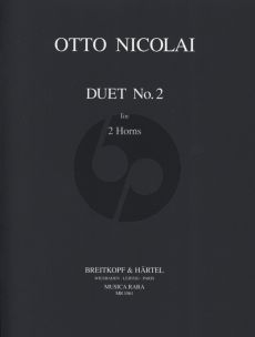 Nicolai Duet No.2 2 Horns (Kurt Janetzky)