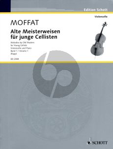 Album Alte Meisterweisen fur junge Cellisten Vol.1 fur Violoncello und Klavier (Herausgegeben von Moffat/Rapp)