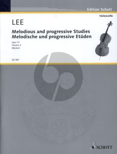 Lee  Melodische und Progressive Etuden Op.31 Vol.2 fur Violoncello (Hugo Becker)