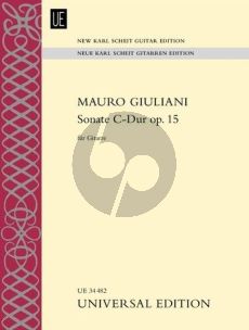 Giuliani Sonata C-major Op.15 Guitar (New Karl Scheit edition)