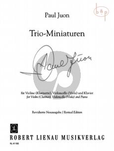 Trio Miniaturen (aus Op.18 und Op.24) (teilw.Klar.Bb und A)