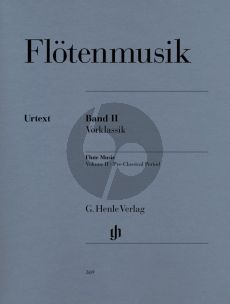 Flötenmusik Vol.2 Vorklassik (Peter-Lukas Graf und Ernst-Günter Heinemann) (Henle-Urtext)