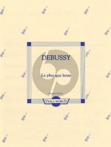 Debussy La Plus que Lente viola-piano