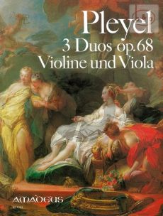 Pleyel 3 Duos Op.68 Violine und Viola (Stimmen) (Ulrich Druner)