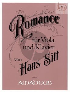 Sitt Romance Op.72 Viola and Piano (edited by Bernhard Pauler)